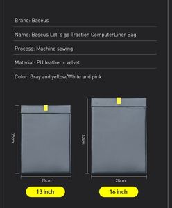 Etui Baseus Let's go 13" Biały 19