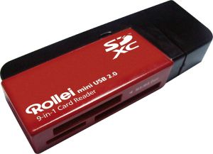 Czytnik Rollei 9w1 SDXD CR, czerwony (R20919) 1