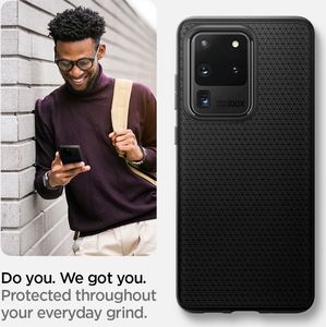 Spigen Spigen Liquid Air Samsung S20 Ultra czarny mat/black matte ACS00712 12
