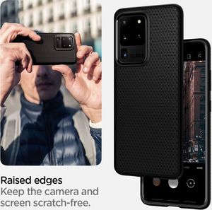 Spigen Spigen Liquid Air Samsung S20 Ultra czarny mat/black matte ACS00712 14