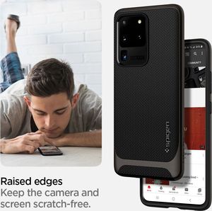 Spigen Spigen Neo Hybrid Samsung S20 Ultra gunmetal ACS00718 13