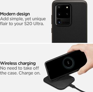 Spigen Spigen Neo Hybrid Samsung S20 Ultra gunmetal ACS00718 14