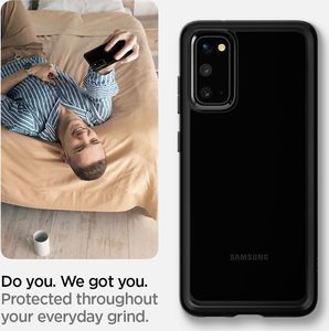 Spigen Spigen Ultra Hybrid Samsung S20 czarny mat/black matte ACS00793 11