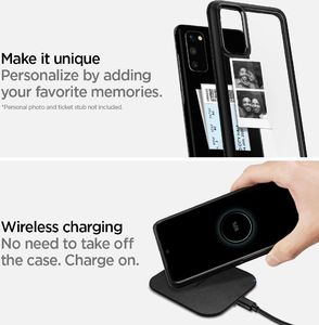 Spigen Spigen Ultra Hybrid Samsung S20 czarny mat/black matte ACS00793 14