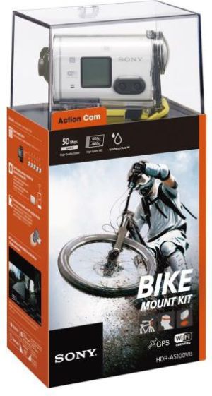 Kamera Sony HDR-AS100VB zestaw do montażu na rowerze 2