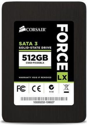 Dysk SSD Corsair 512 GB 2.5" SATA III (CSSD-F512GBLX) 1