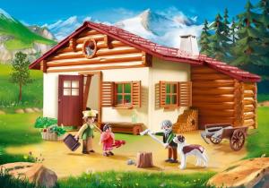Playmobil Heidi z dziadkiem w górskiej chacie (70253) 2