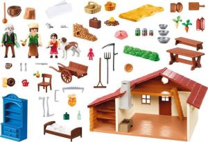 Playmobil Heidi z dziadkiem w górskiej chacie (70253) 3