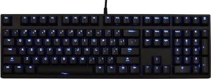 Klawiatura Ducky Ducky Zero Gaming - Mechaniczna - MX-Red, niebieski LED (DK2108S-RDEALB) DE 1