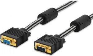 Kabel Ednet D-Sub (VGA) - D-Sub (VGA) 3m czarny (84533) 1