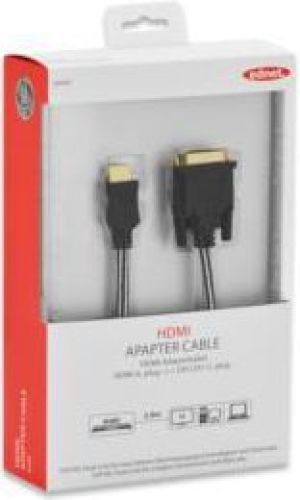 Kabel Ednet HDMI - DVI-D 2m czarny (84485) 2