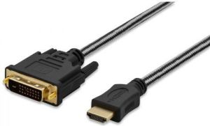 Kabel Ednet HDMI - DVI-D 3m czarny (84486) 1