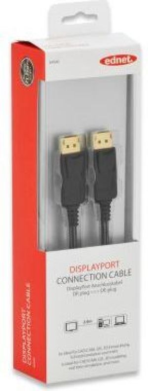 Kabel Ednet DisplayPort - DisplayPort 2m czarny (84500) 2
