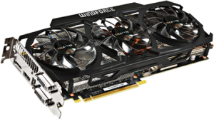 Karta graficzna Gigabyte GeForce GTX 780 3GB GDDR5 (384 Bit) 2xDVI, DisplayPort, HDMI (GV-N780WF3-3GD) 2