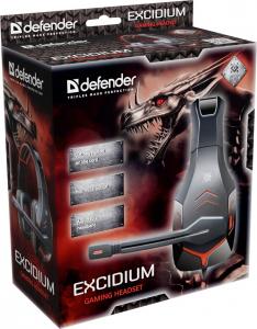 Słuchawki Defender Exicidium Czerwone (64540) 4