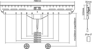 Maclean Uchwyt ścienny MC-878 37'' - 80'' 2