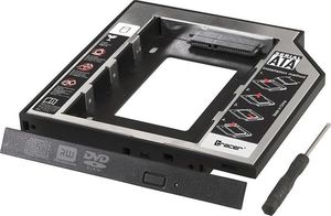Kieszeń Tracer Adapter/Ramka dysk HDD/SSD Tracer do napędu CD/DVD standard 12,7 mm B-127 1