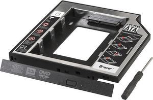 Kieszeń Tracer Adapter/Ramka dysk HDD/SSD Tracer do napędu CD/DVD standard 9,5 mm B-095 1