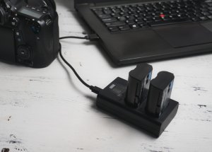 Ładowarka do aparatu Newell dwukanałowa DL-USB-C do akumulatorów Sony NP-FW50 2