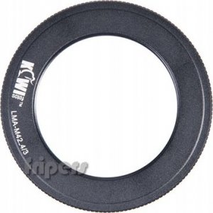 FoxFoto Adapter bagnetowy JJC Kiwifotos LMA-M42_4/3 - M42 / 4/3 2