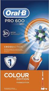 Szczoteczka Oral-B Szczoteczka rotacyjna Pro 600 CrossAction Pomarańczowa 2