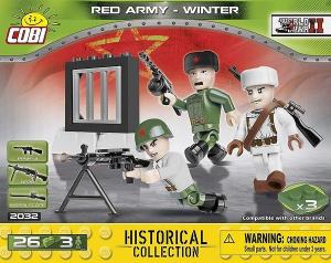 Cobi 2031 WWII Red Army - winter 26 klocków / 3 figurki 1