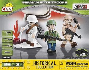 Cobi WWII German Elite Troops 26 klocków / 3 figurki (2031) 1