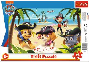 Trefl Puzzle 15 el ramkowe Przyjaciele z Psiego Patrolu 1