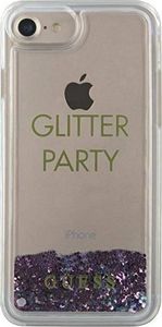 Guess Guess GUHCP7GLUQPU iPhone 6/7/8 fioletowy/purple hard case Liquid Glitter Party 2