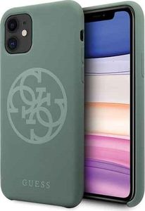 Guess Guess GUHCN65LS4GKA iPhone 11 Pro Max khaki hard case Silicone 4G Tone On Tone 1
