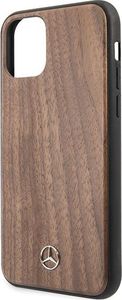 Mercedes Mercedes MEHCN58VWOLB iPhone 11 Pro hard case brązowy/brown Wood Line Walnut 3