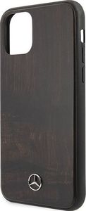 Mercedes Mercedes MEHCN61VWOBR iPhone 11 hard case brązowy/brown Wood Line Rosewood 2