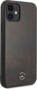 Mercedes Mercedes MEHCN61VWOBR iPhone 11 hard case brązowy/brown Wood Line Rosewood 4