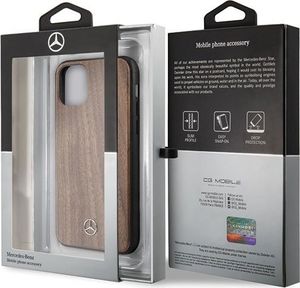 Mercedes Mercedes MEHCN65VWOLB iPhone 11 Pro Max hard case brązowy/brown Wood Line Walnut 6