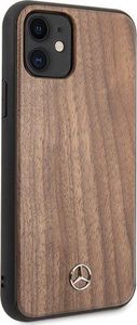 Mercedes Mercedes MEHCN61VWOLB iPhone 11 hard case brązowy/brown Wood Line Walnut 5