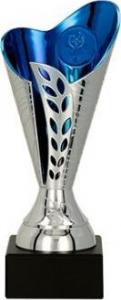 Victoria Sport Puchar plastikowy srebrno-niebieski 1
