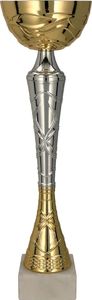 Victoria Sport Puchar metalowy złoto-srebrny TUMA S 9215D 1