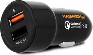 Ładowarka Hammer Car Express 2x USB-A  (69339) 1