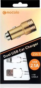 Ładowarka Mocolo 2x USB-A 2.1 A 2