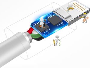 Kabel USB Dudao USB-A - Lightning 1 m Biały (52127) 5