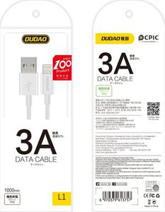 Kabel USB Dudao USB-A - Lightning 1 m Biały (52127) 8