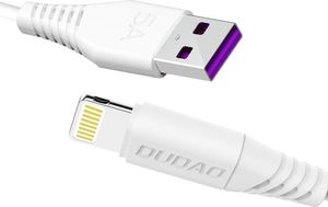 Kabel USB Dudao USB-A - Lightning 1 m Biały (52134) 1