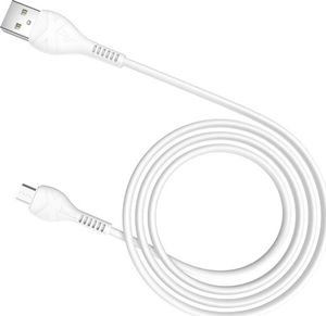 Kabel USB Hoco USB-A - microUSB Biały (X37MICRO1MWH) 2