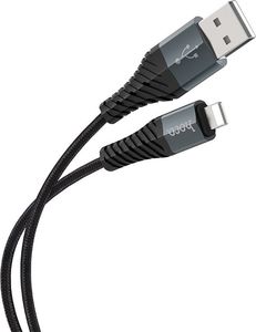 Kabel USB Hoco USB-A - Lightning 1 m Czarny (6931474710529) 1