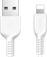 Kabel USB Hoco USB-A - Lightning 1 m Biały (6957531068815) 1