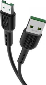 Kabel USB Hoco USB-A - microUSB 1 m Czarny (110289) 1