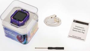 Smartwatch Garett Kids Play Czarno-fioletowy  (5903246284577) 4