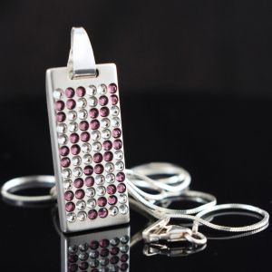 Pendrive ZaNa Design Desire 64GB Srebro Swarovski (ZS64DESI) 2