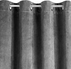 Eurofirany Zasłona Dekoracyjna Euro Pierre Stal 140x250 3