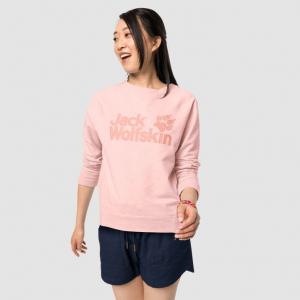 Jack Wolfskin Bluza damska Logo Sweatshirt W blush pink r. L 1